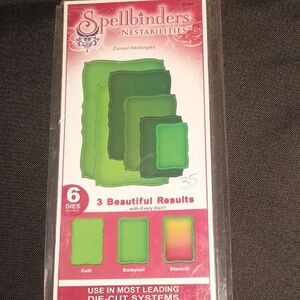 Spellbinders Nestabilities Green Die-Cut Set